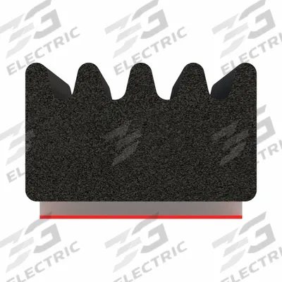 FAIRCHILD Seal: Rectangle, Self-Adhesive Mounting, Std, EPDM, 50 ft Overall Lg - Ribbed-Section Foam Rubber Seals
