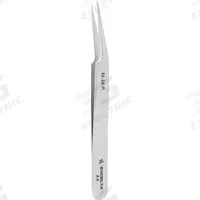 EXCELTA Tweezers: Stainless Steel, Point, Offset Tip (MPN 5A-SA-PI). Key specifications — attr1002355: Stainless Steel; attr1002345: EXCELTA; attr1002348: Stainless Steel; attr1002358: Smooth; attr1002361: 5A-SA; attr1024781: Standard.