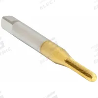 OSG Thread Forming Tap: M1.7x0.35 Metric, D3 / 4H, Modified Bottoming Chamfer, TiN Coated Cobalt (MPN 1410100205). Key specifications — attr1299891: D3 / 4H.