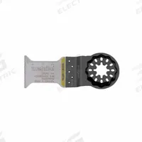 METABO Oscillating Tool Blade: 1 5/16 in Blade Wd, 1 5/8 in Overall Lg, Plunge Cutting, Bi-Metal (MPN 626953000). Key specifications — attr1097473: Metal; attr1097476: METABO; attr1097456: Plunge Cutting.