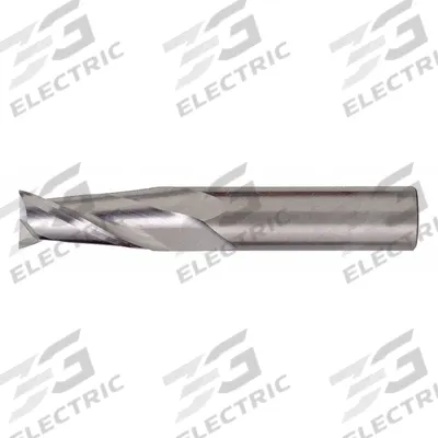 CLEVELAND Square End Mill: Carbide, 2 Flute, 3/8" Mill Dia, 1-1/2" LOC, 6" OAL (MPN C61047) - Carbide Square End Mills for Aluminum