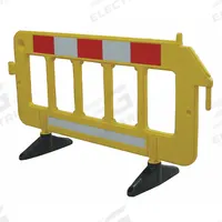 APPROVED VENDOR Barrier Guard: Manual Carry, 39 3/4 in Ht, 77 1/2 in Lg, 23 1/2 in Wd, Yellow (MPN 19N881). Key specifications — Brand: APPROVED VENDOR; Portability: Manual Carry; Material: Polyethylene; Message: No Legend; Includes: (2) Removable Feet; Finish: Unfinished; Connecting Option: Interlocking.