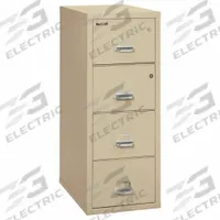 FIREKING Fire-Resistant Vertical File Cabinet with Safe: Parchment, 4 Drawers, 52 3/4 in Overall Ht (MPN 4-2131-CPA SF). Key specifications — attr988670: Powder Coated; attr988694: Steel; attr988691: Integrated; attr988652: FIREKING; attr988656: Parchment; attr988671: ETL 1/2-Hour Fire-Rated For Digital Media; UL Class 350 Rated for One Hour; attr988720: Handle.
