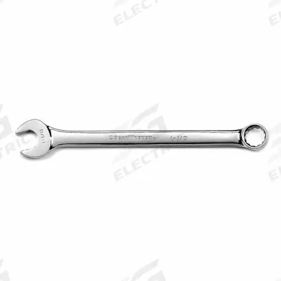 GEARWRENCH Combination Wrench: Alloy Steel, Chrome, 1 1/8 in Head Size, 16 in Overall Lg - Metric 12-Point Combination Wrenches