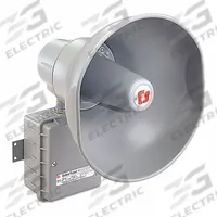 FEDERAL SIGNAL PA Speaker: Tone Sound, 30 W Watt, 24V DC, Indoor/Outdoor, 314GCX-024. Key specifications — Brand: FEDERAL SIGNAL; Color: Gray; Operating Voltage: 24V DC.