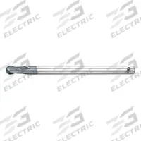 OSG Ball End Mill: Carbide, WXL Coated, 2 Flute, 1/4" Mill Dia, 1/4" LOC, 3" OAL (MPN 36100611)