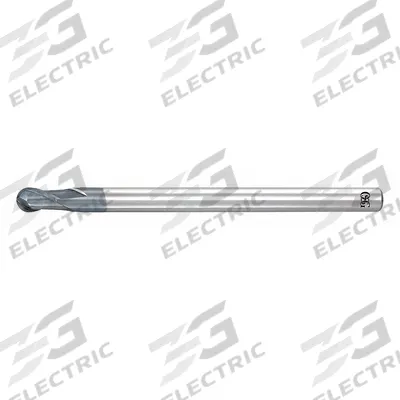 OSG Ball End Mill: Carbide, WXL Coated, 2 Flute, 1/4" Mill Dia, 1/4" LOC - Carbide Ball End Mills for Hardened Materials