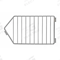 APPROVED VENDOR Modular Stacking Basket Divider: 1/4 in x 14 in x 9 in, Steel, Chrome, Silver (MPN 45VY41). Key specifications — Finish: Chrome; Material: Steel; Color: Silver; Brand: APPROVED VENDOR.