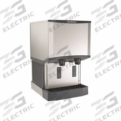 SCOTSMAN Ice Maker: Nugget, 500 lb Ice per Day, Water Cooled, 35 in Ht, 21 1/4 in Wd - Combination Ice Machines & Dispensers