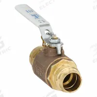 APOLLO Manual Two-Way Ball Valve: 3/4 in Size, Brass/Bronze, Straight, Press x Press, Two-Piece (MPN 77WLF104HCA). Key specifications — Brand: APOLLO; Handle: Lever.