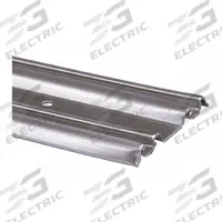 PRIME-LINE Track: 6 ft Lg, 2 9/16 in Wd, 1/4 in Ht, 5 lb Max Wt, Bottom (MPN N 6881). Key specifications — Product Type: Track; Brand: PRIME-LINE; Track Type: Bottom.