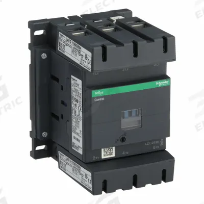 SCHNEIDER Magnetic Contactor: Non-Reversing, 3 Poles, 3NO Contacts, 150 A - Non-Reversing IEC Contactors