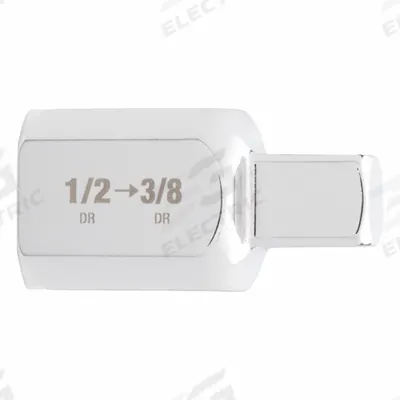 MILWAUKEE Drive Adapter 1/2 in to 3/8 in: 3/8 in Output Drive Size, Square - 1/2" Drive Hand Socket Adapters