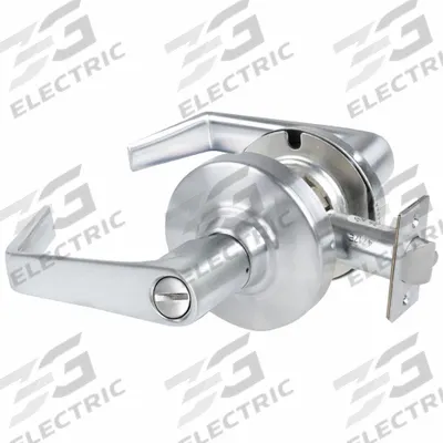 SCHLAGE Door Lockset: Privacy Lever Locksets, Chrome