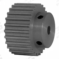 DAYTON Timing Pulley: Curvilinear, Fixed, For 15 mm Belt Wd, 26 Teeth, 5 mm Pitch, Aluminum (MPN 26-5M15-6A3). Key specifications — Brand: DAYTON; Finish: Clear Anodized; For Belt Series: Powerhouse®.