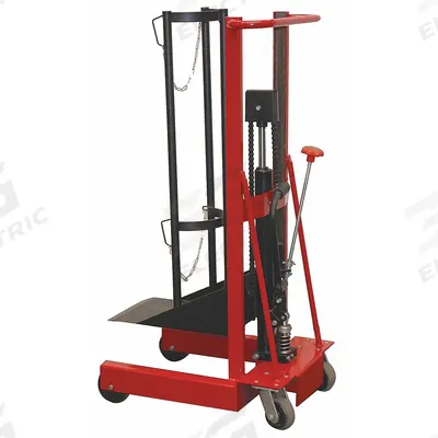 Dayton Manual Cylinder Platform Lift Truck: 300 lb, 20 in L x 12 in W Platform - Cylinder Platform Lift Trucks