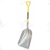 WESTWARD General Purpose Scoop: 2 Ribs, Aluminum, #12 Blade Size, 14 3/4 in Blade Wd, 19 in Blade Lg (MPN 12U492). Key specifications — attr979006: Aluminum; attr979016: Scoop Shovel; attr987921: #12; attr979009: WESTWARD; attr979010: Yellow.