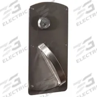 SCHLAGE Door Lockset: Office Lever Locksets, Stainless Steel, ADA Compliant, Ligature-Resistant (MPN L9056P HSLR 630 LH). Key specifications — attr1024149: Ligature-Resistant; attr1011488: SCHLAGE; attr1011524: Locked/Unlocked; attr1011506: L HSLR; attr1011485: Yes; attr1059461: Satin Stainless Steel : Forged Brass.