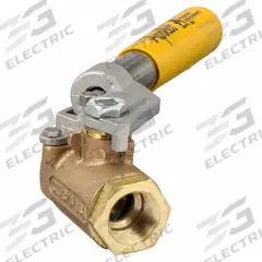 APOLLO Manual Two-Way Ball Valve: 3/4 in, Bronze, Straight, FNPT x FNPT, 600 psi Max. Pressure (CWP) (MPN 7150401). Key specifications — Brand: APOLLO; Handle: Spring-Return Lever.