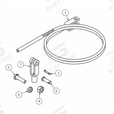 B & P MANUFACTURING Cable Kit - Material Handling Parts