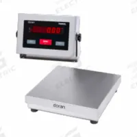 DORAN Industrial Bench Scale: 8 in x 8 in, IP69K, Corded Remote, 25 lb Wt Capacity - Imperial (MPN 7025XL/88). Key specifications — Connection Ports: Wireless Ethernet; Readability: 2 g/0.005 lb/0.1 oz; Brand: DORAN; Weighing Surface Material: 304 Stainless Steel.