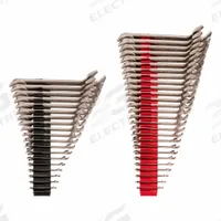 TEKTON Open End Wrench Set: Chromium Molybdenum Steel, Satin, 46 Tools, 30°_60° Opening Angle (Deg.) (MPN WAE93503). Key specifications — attr309745: No; attr309746: Modular Wrench Organizers; attr309754: Satin; attr309753: Chromium Molybdenum Steel; attr324938: TEKTON.