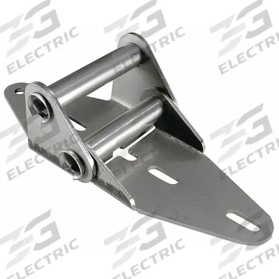 AMERICAN GARAGE DOOR SUPPLY Garage Door Hinge: Stainless Steel, 7 1/2 in Leaf Ht, Rounded - Stainless Steel Garage Door Hinges
