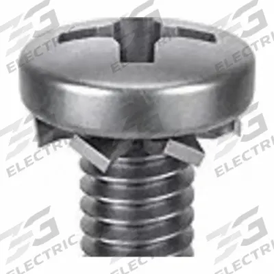 SEMS Screw: External Tooth, #4-40 Thread Size, 1/4 in Lg, Stainless Steel, Passivated - Machine Screws with External Tooth Lock Washers