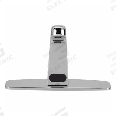 ZURN Sensor Faucet: AquaSense, Cast Brass/Plastic, Chrome Finish, Centerset - Single-Post Sensor Bathroom Faucets