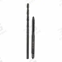 MILWAUKEE Plug Tap and Drill Bit: 2 Pc, #6-32 Tap, #36 Drill (MPN 49-57-5515). Key specifications — attr1300596: Straight Flute.