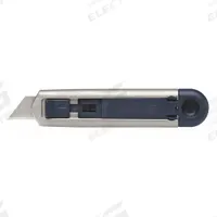 MARTOR Safety Knife: 143 mm Overall Lg, Steel Std Tip, Plain, Aluminum, Blue/Silver, Slider (MPN 120700). Key specifications — attr307837: Slider; attr307830: Steel Standard Tip; attr307833: Silver; attr307831: Plain; attr307832: Aluminum; attr324891: MARTOR.