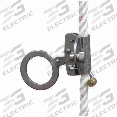 3M DBI-SALA Rope Grab: 310 lb Capacity, Steel, Attachment Eye, Rope Lifeline - Rope Grabs for Vertical Rope Lifelines