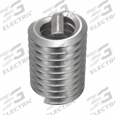 HELI-COIL Helical Insert: Tanged Tang Style, Free-Running, #8-32 Thread Size, Plain - Free-Running Tanged Helical Inserts