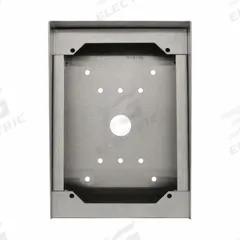AIPHONE Angle Box: Angle Box, 2 1/4 in Overall Dp, 10 7/16 in Overall Ht, 5 1/2 in Overall Wd (MPN SBX-DVF). Key specifications — Brand: AIPHONE; Compatible Product Type: Video Door Stations; Compatible with Series: JO-DVF; Manufacturer Part Number: SBX-DVF; Features: Vandal Resistant; Includes: Mounting Hardware; Product Type: Angle Box.