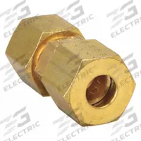 LEGRIS Compression Fitting Union: 4 mm OD x 4 mm OD Fitting Size, Compression x Compression, 10 PK (MPN 0106 04 00). Key specifications — Brand: LEGRIS.