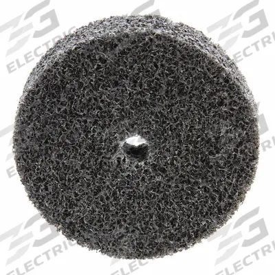 SCOTCH-BRITE Unitized Wheel: 2 in Dia x 1/2 in W, 1/4 in Arbor Hole, Silicon Carbide - Final Finishing Wheels for Stainless Steel & Nickel Alloys