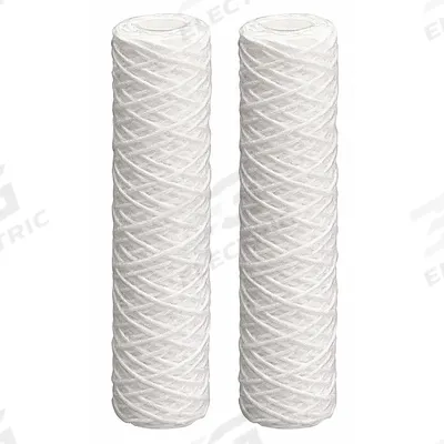 CULLIGAN Water Filter Cartridge: 30 micron, 4 gpm, Polypropylene, 9 3/4 in Overall Ht - String & Blanket Wound Water Filter Cartridges