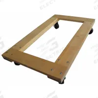 APPROVED VENDOR General Purpose Dolly: 1,000 lb, Brown, 30 in L x 18 in W x 5 in H Deck, (4) Swivel (MPN 48J063). Key specifications — Brand: APPROVED VENDOR; Color: Brown; Caster/Wheel Configuration: (4) Swivel; Lip Type: Flush; With Tow Eye: No.