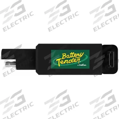 BATTERY TENDER Charger: Charger, 1 Connections, Black, USB - 12V Vehicle Auxiliary Chargers