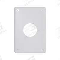 LEGRAND Wall Plate: Single Circular Opening, 1 Gang, White, Jumbo Size (MPN WSP01N911PS). Key specifications — Brand: LEGRAND; Material: Steel; Includes: Torx Security Screws.