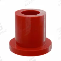 BUNTING BEARINGS Flanged Sleeve Bearing: PTFE, 3/8 in Bore, 5/8 in OD, 3/4 in Overall Lg, Red (MPN BJ4F061006). Key specifications — Brand: BUNTING BEARINGS; Color: Red.