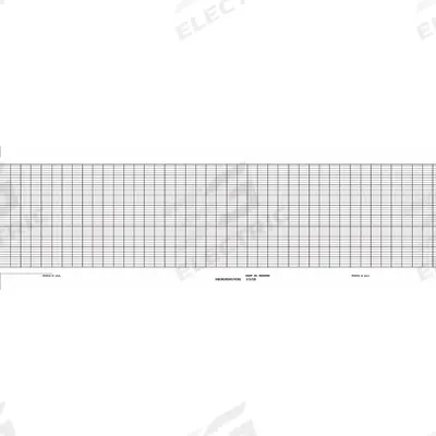 GRAPHIC CONTROLS Fanfold Paper Strip Chart: Fanfold Paper Strip Chart, 4 3/4 in Strip Chart Wd - Strip Chart Paper Compatible with Eurotherm Chessell