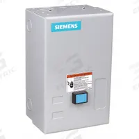 SIEMENS NEMA Magnetic Motor Starter: Non-Reversing, 3 Poles, NEMA Size 00, 9 A, 208V AC Coil (MPN 14BUB32BD). Key specifications — attr211388: SIEMENS; attr951451: 1NO; attr951453: 208V AC; attr951489: Three; attr951498: Screw Terminals; attr984425: 1NO; attr984429: Pilot Light; attr997361: None (Not Applicable to Electronic Overloads).