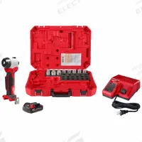 MILWAUKEE Cable Stripper Kit: M18, For Aluminum, 11 Bushings, 750 kcmil Max (MPN 2935AL-21). Key specifications — attr532088: Bare Tool; attr533550: Aluminum; attr533549: 3/0 AWG.