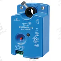 Actuator: Dampers/VAV Boxes/Zone Valves, Proportional, Non-Spring Return, 35 in-lb, 24V AC (MPN M9104-GGA-3S). Key specifications — Manufacturer Part Number: M9104-GGA-3S; Shaft Rotation: CW/CCW; Stroke Degree: 93°; Input Voltage: 24V AC; Brand: JOHNSON CONTROLS; For Use With Building Automation Systems: Building Automation System Compatible; Electrical Connection Type: Screw Terminals; Auxiliary Switch Included: No.