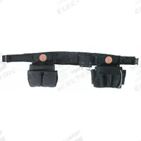 KLEIN TOOLS Tool Belt: 36 in to 40 in Waist Size, Pockets 27, Padded (MPN 5710L). Key specifications — Brand: KLEIN TOOLS; Padded: Padded; Belt Color: Black; Primary Application: Electrician.