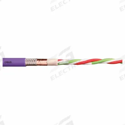 CHAINFLEX Bus Cable: (4) Pr 28 AWG (0.8)/(2) 28 AWG (0.8)/(3) 28 AWG (0.08), TPR - Continuous Flexing Bus Drop Cables