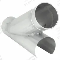10"dia 14"L 30° GSteel In-Cut Branch: Steel, For 10 in Duct Dia, 22 in Overall Lg, 30° Angle (MPN 8040300034). Key specifications — Brand: NORDFAB.