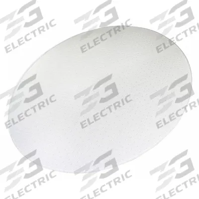 ALECO Chair Mat: Oval, 0.13 in Thick, 48 in Overall Lg, 60 in Overall Wd, Clear - Medium-Pile Carpet Chair Mats