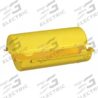 BRADY Plug Lockout: For 1 15/32 in Max Cord Dia, For 4 1/2 in Max Plug Dia, Yellow (MPN 65968). Key specifications — Brand: BRADY; Encasing Lockout: Yes; Lockout Material: Polypropylene; For Plug Type: 3-Prong.